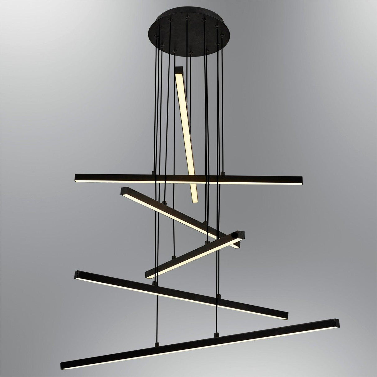 Lustra L1245 Chandelier, Negru