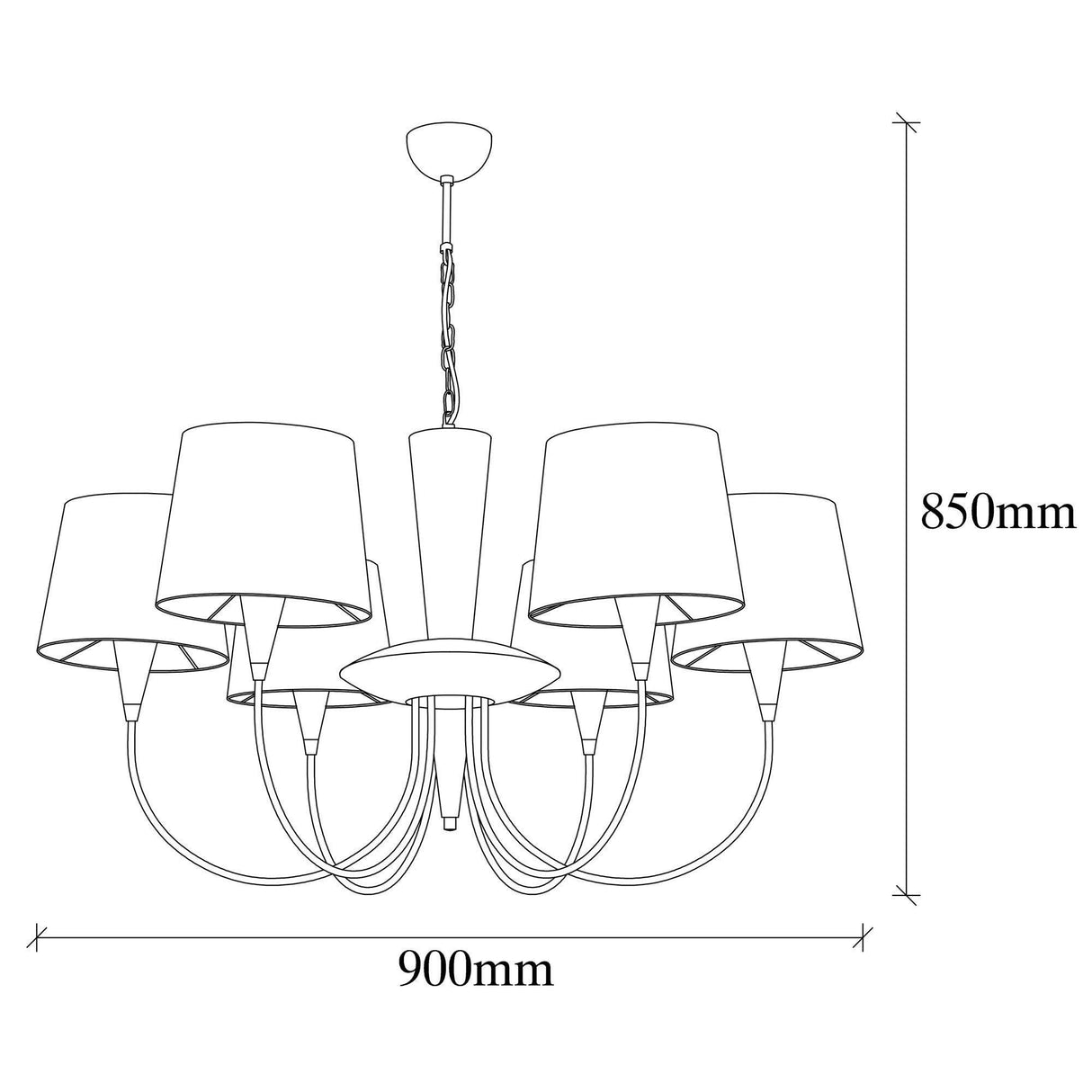 Lustra Pardo Chandelier, Antic