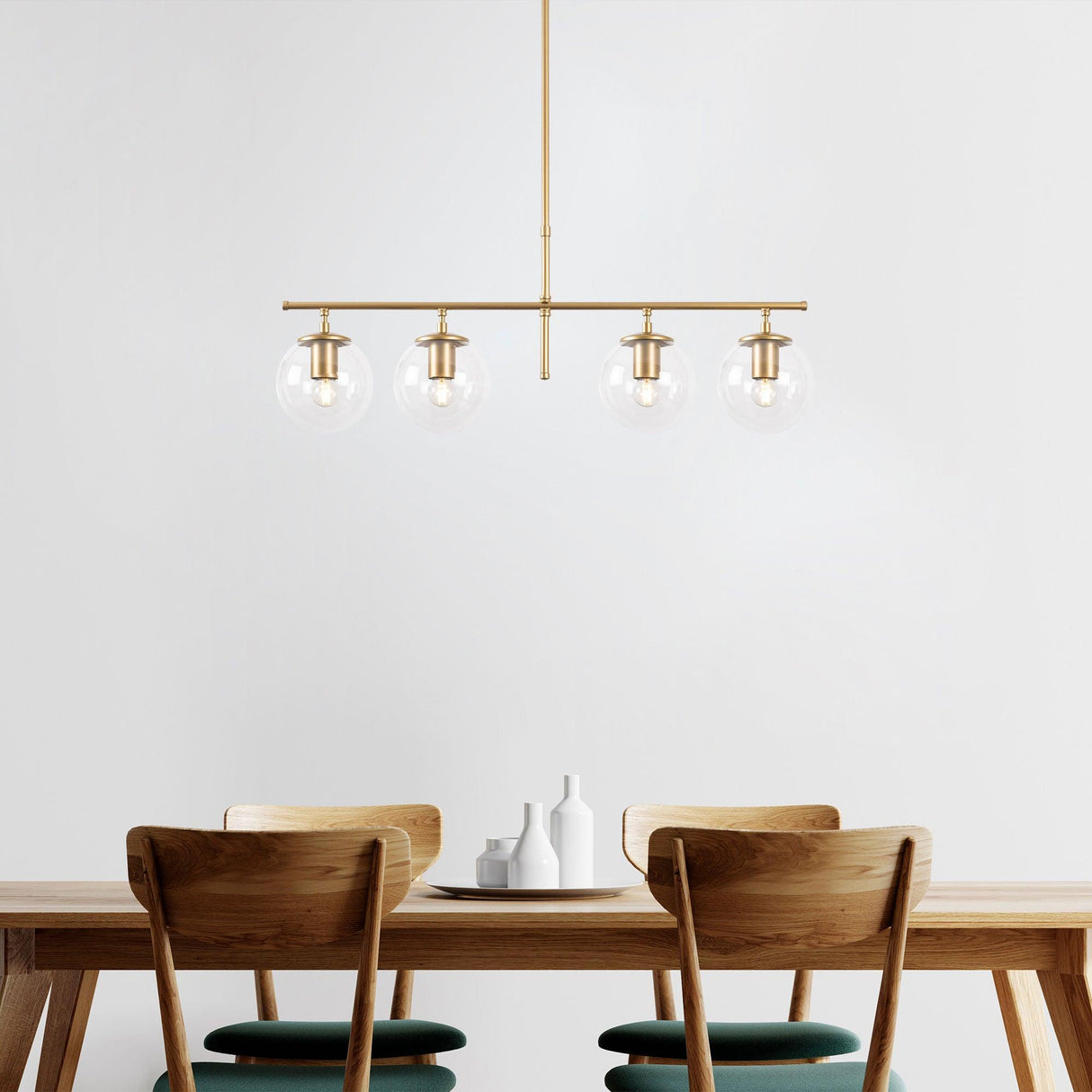 Lustra Roe Chandelier, Auriu