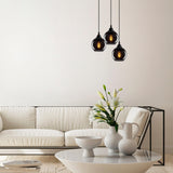 Lustra Smoked Chandelier, Fum