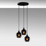 Lustra Smoked Chandelier, Fum