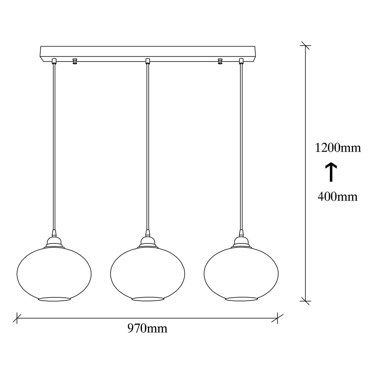 Lustra Smokel Chandelier, Fum