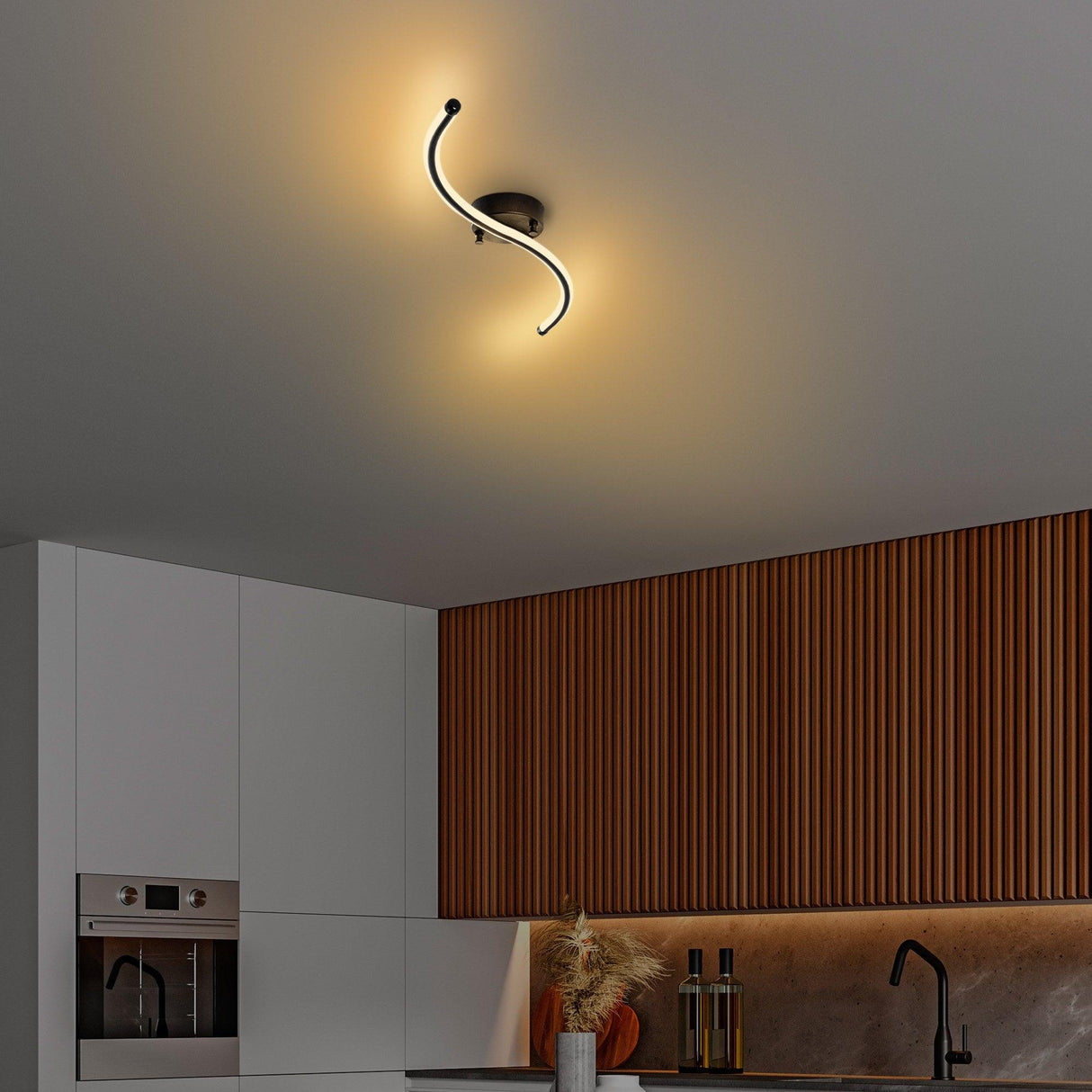 Lustra Snake Chandelier 13278, Negru