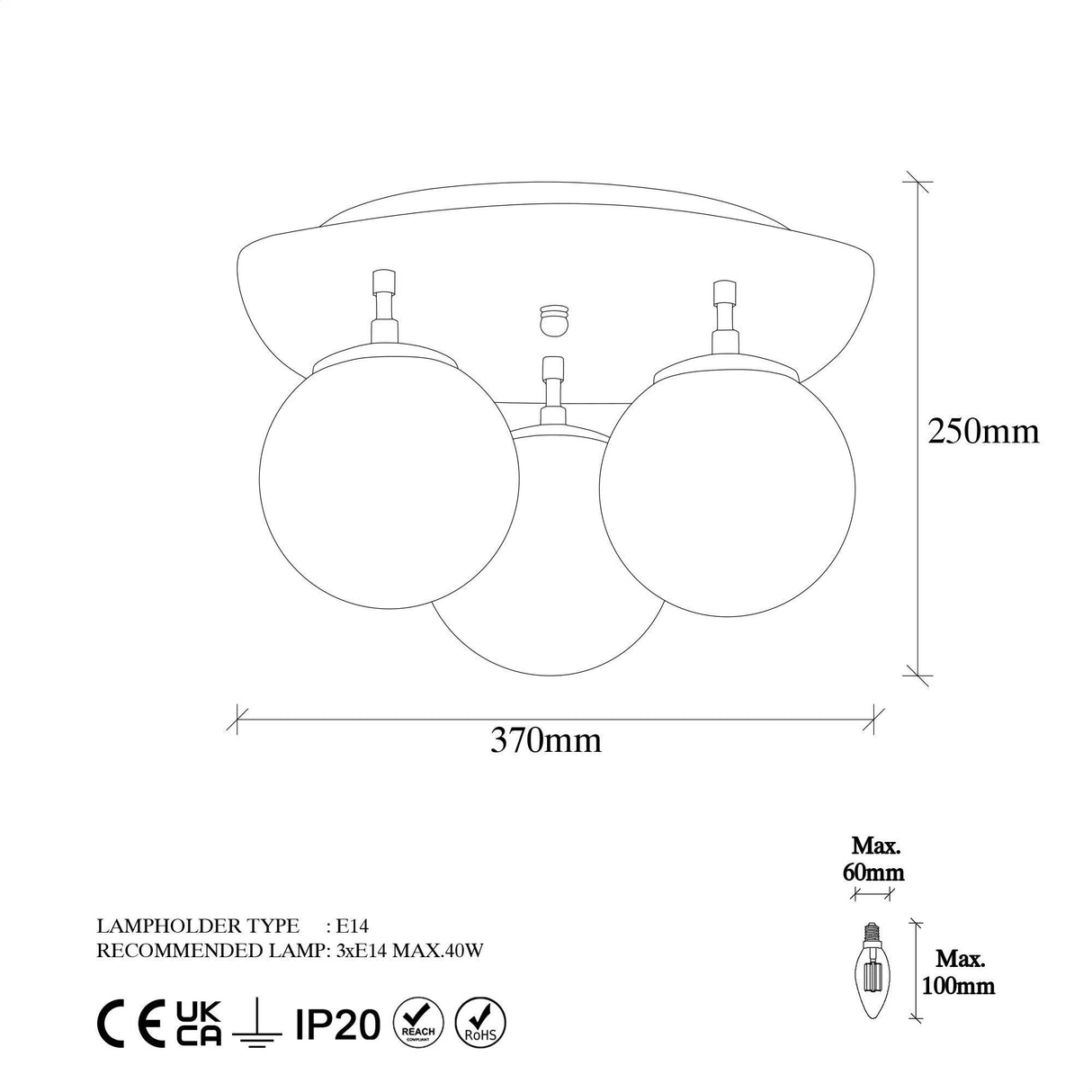 Lustra Wella Chandelier, Auriu