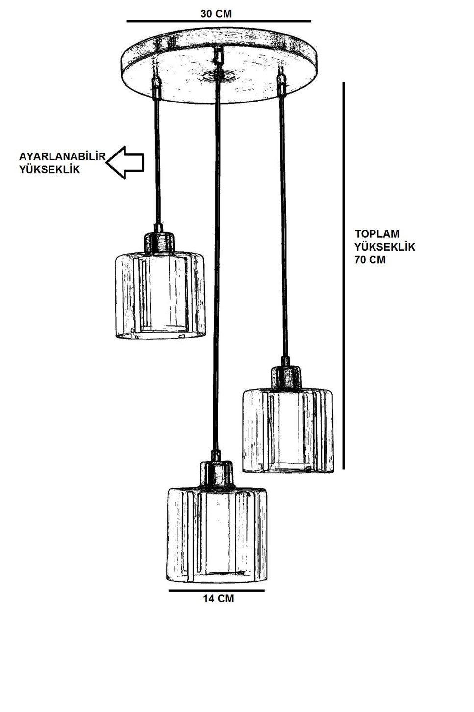 Lustra Yeni Chandelier, Cupru