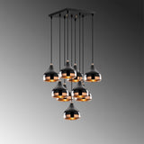 Lustra Yldo 1 Chandelier, Negru