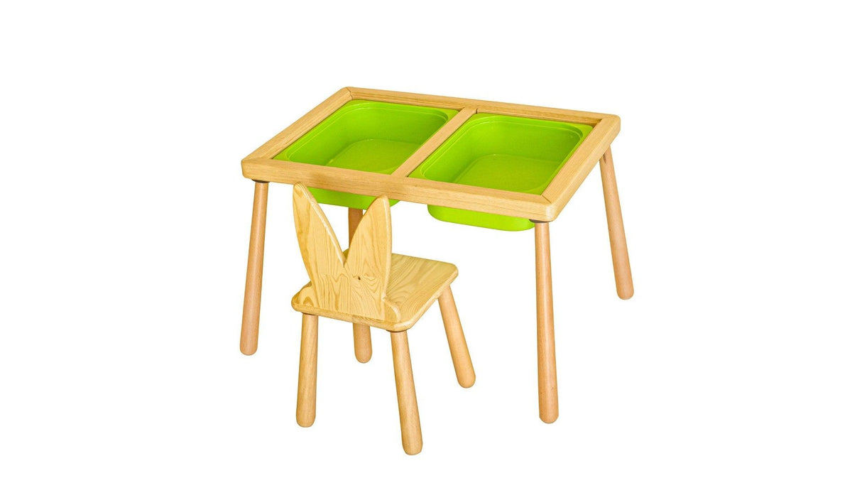 Masa Copii Table, Verde, 53 x 52 x 74 cm