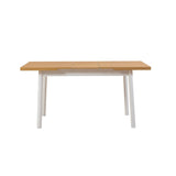 Masa de sufragerie extensibila Oliver Open -  Karina Extendable Dining Table 1, Alb, 75x75x153 cm