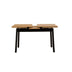 Masa de sufragerie extensibila Oliver Open -  Karina Extendable Dining Table 2, Negru, 75x75x153 cm