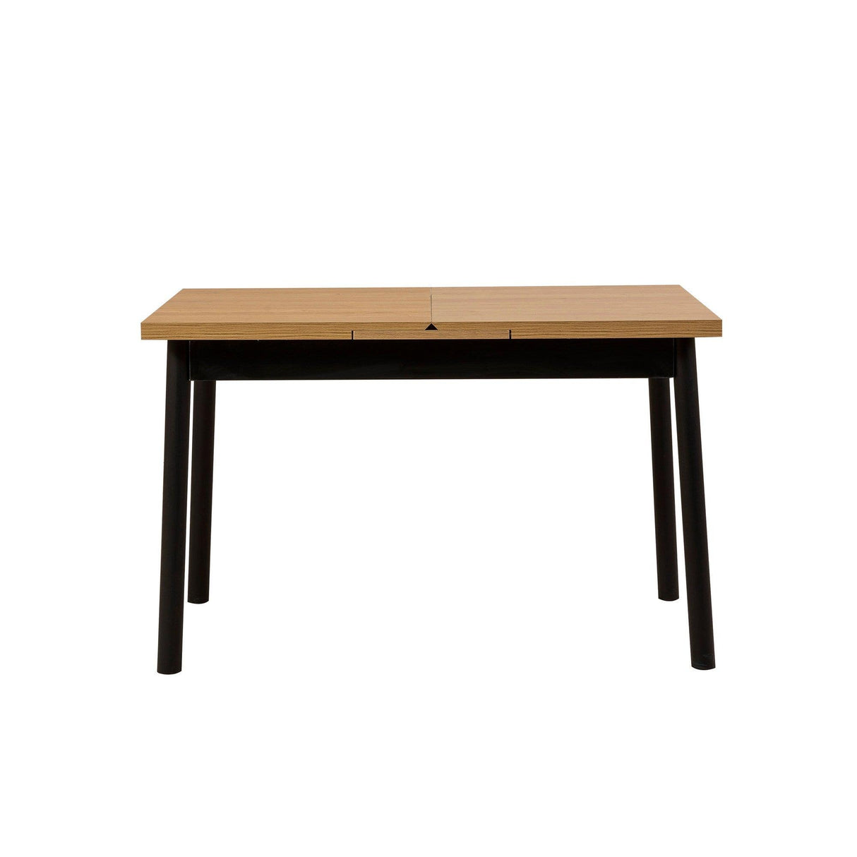 Masa de sufragerie extensibila Oliver Open -  Karina Extendable Dining Table 2, Negru, 75x75x153 cm