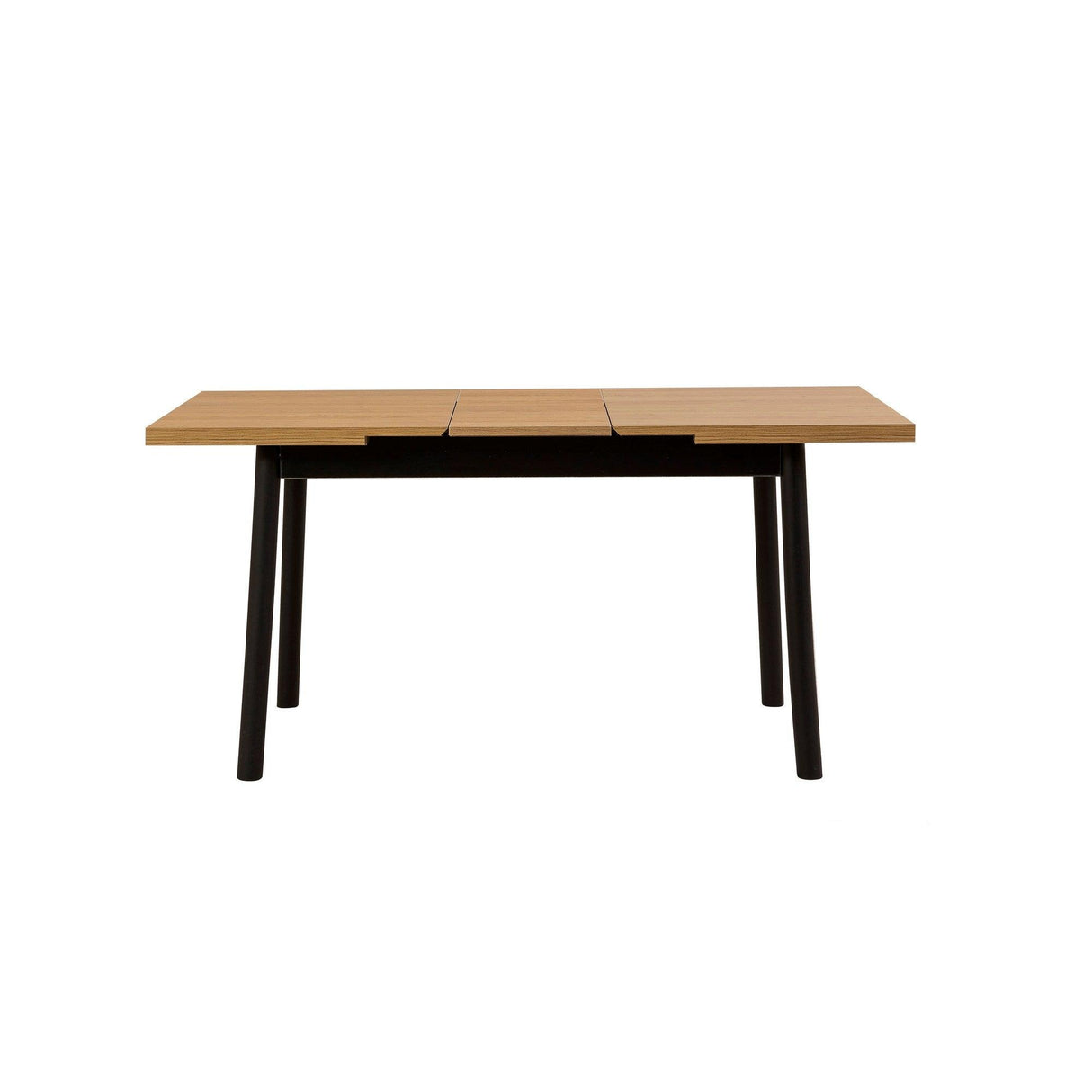 Masa de sufragerie extensibila Oliver Open -  Karina Extendable Dining Table 2, Negru, 75x75x153 cm