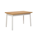 Masă Oliver Sbt -  Karina White Dining Table, Alb, 77x75x120 cm