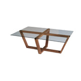 Masuta de cafea Amalfi - Walnut, Nuc, 65x35x105 cm