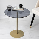 MASUTA DE CAFEA Chill-Out - Gold, Dark Grey, Aur, 50x50x50 cm