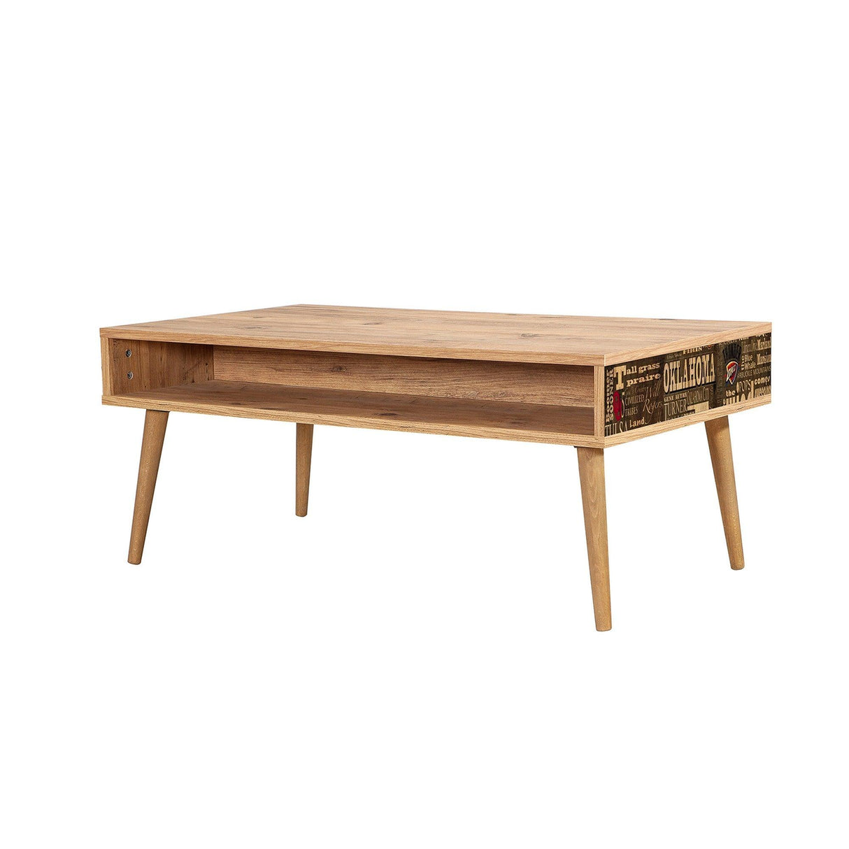 Masuta de cafea Viva - Coffee Table 4, Stejar, 45x60x110 cm