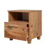 Noptiera Leva Alfa Desert Nightstand, Stejar, 45x52x40 cm