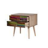 Noptiera Two - Nightstand 11, Stejar Sonoma, 61x40x60 cm