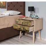 Noptiera Two - Nightstand 13, Stejar Sonoma, 61x40x60 cm