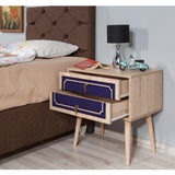 Noptiera Two - Nightstand 7, Stejar Sonoma, 61x40x60 cm