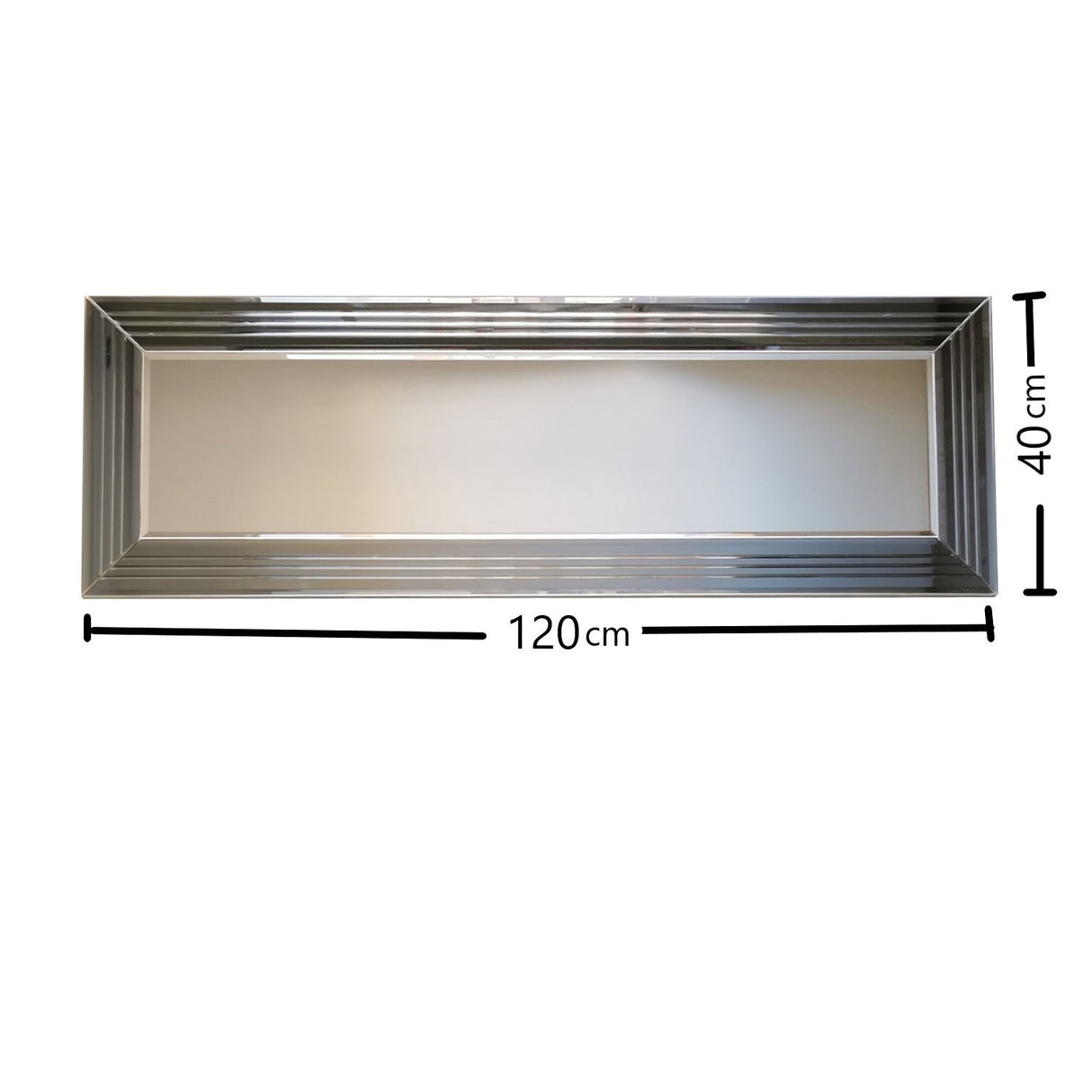 Oglindă A302Y, Argint, 3x40x120 cm