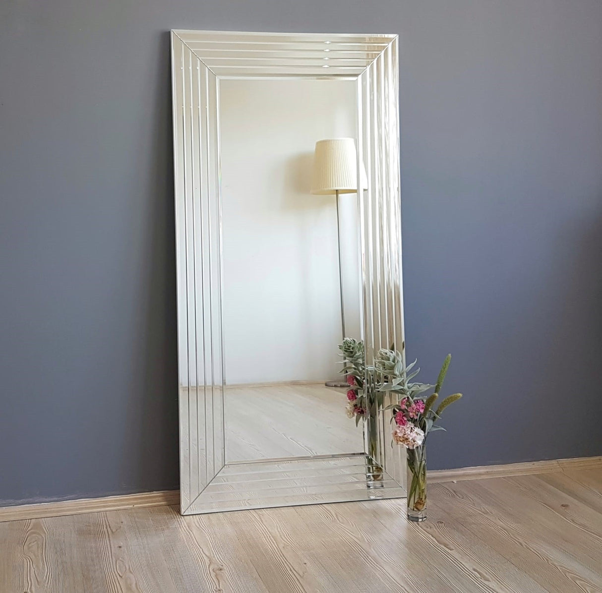 Oglindă A305D, Argint, 3x100x60 cm