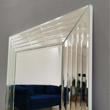 Oglindă A305D, Argint, 3x100x60 cm