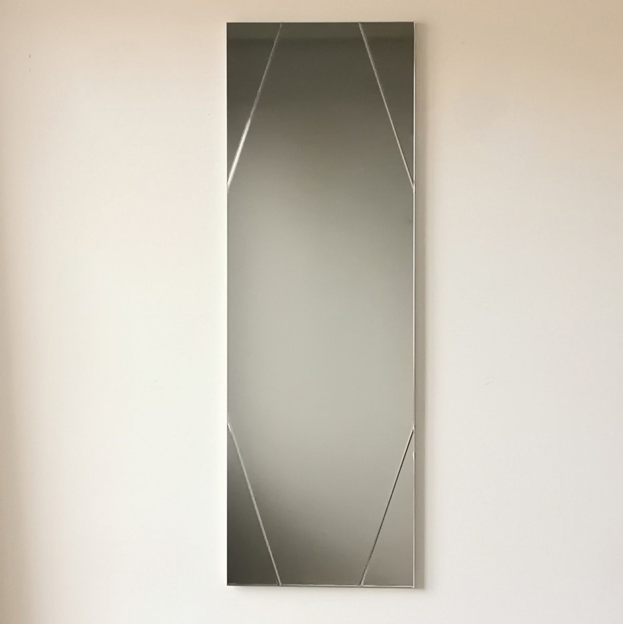 Oglindă A320D, Argint, 3x105x35 cm