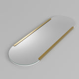 Oglindă Caprice - Gold, Aur, 2x150x50 cm