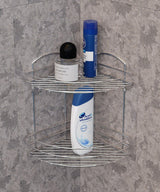 Organizator de baie Bathroom Organizer Lux 1, Crom, 31x32.5 cm