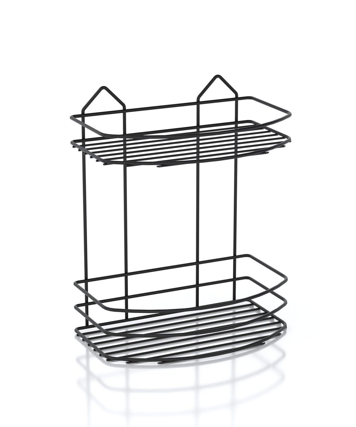 Organizator de baie BK008, Negru, 24x15x28 cm