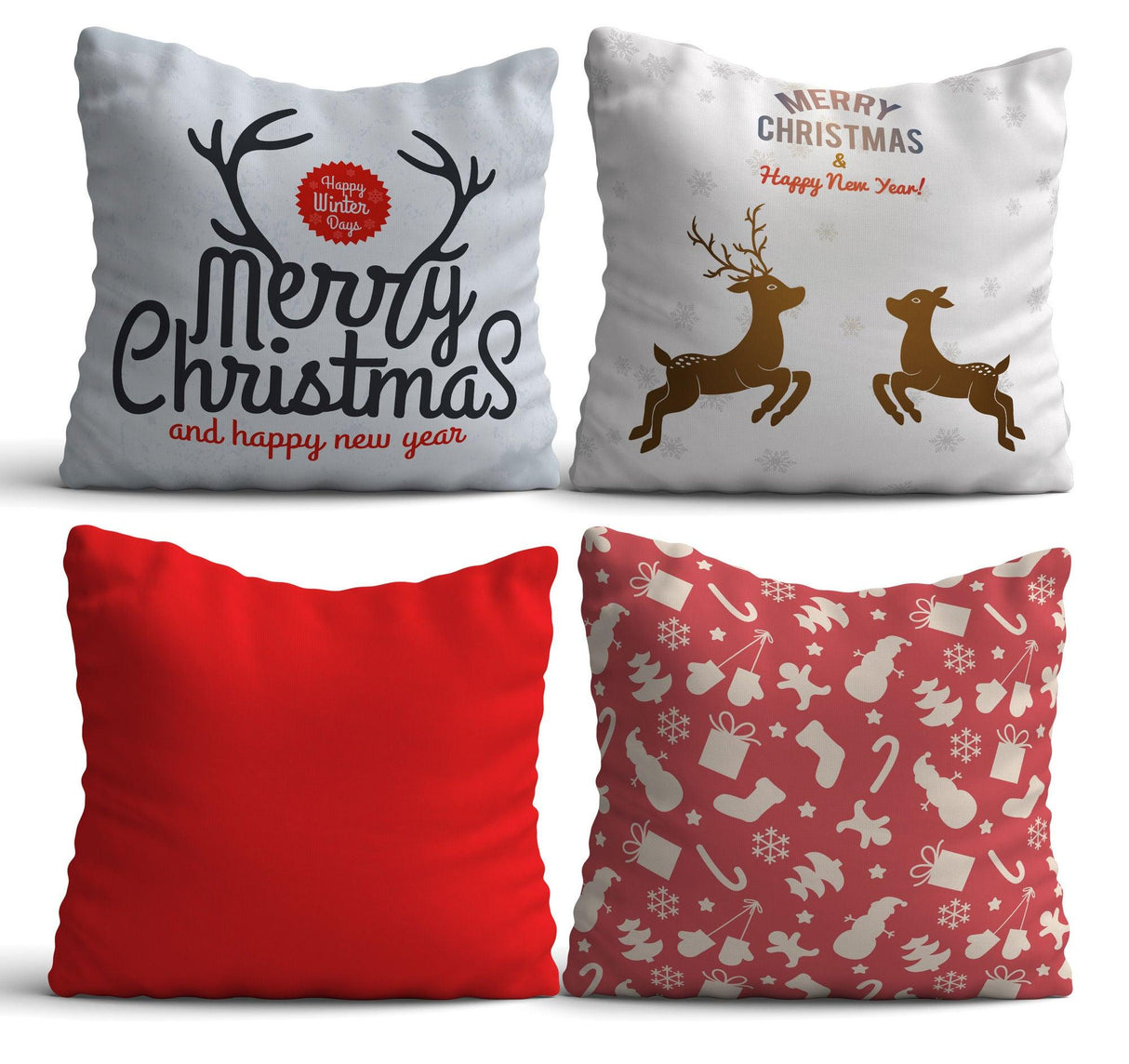 Perna Set (4 Pieces) NYXMAS16, Multicolor, 5x43x43 cm