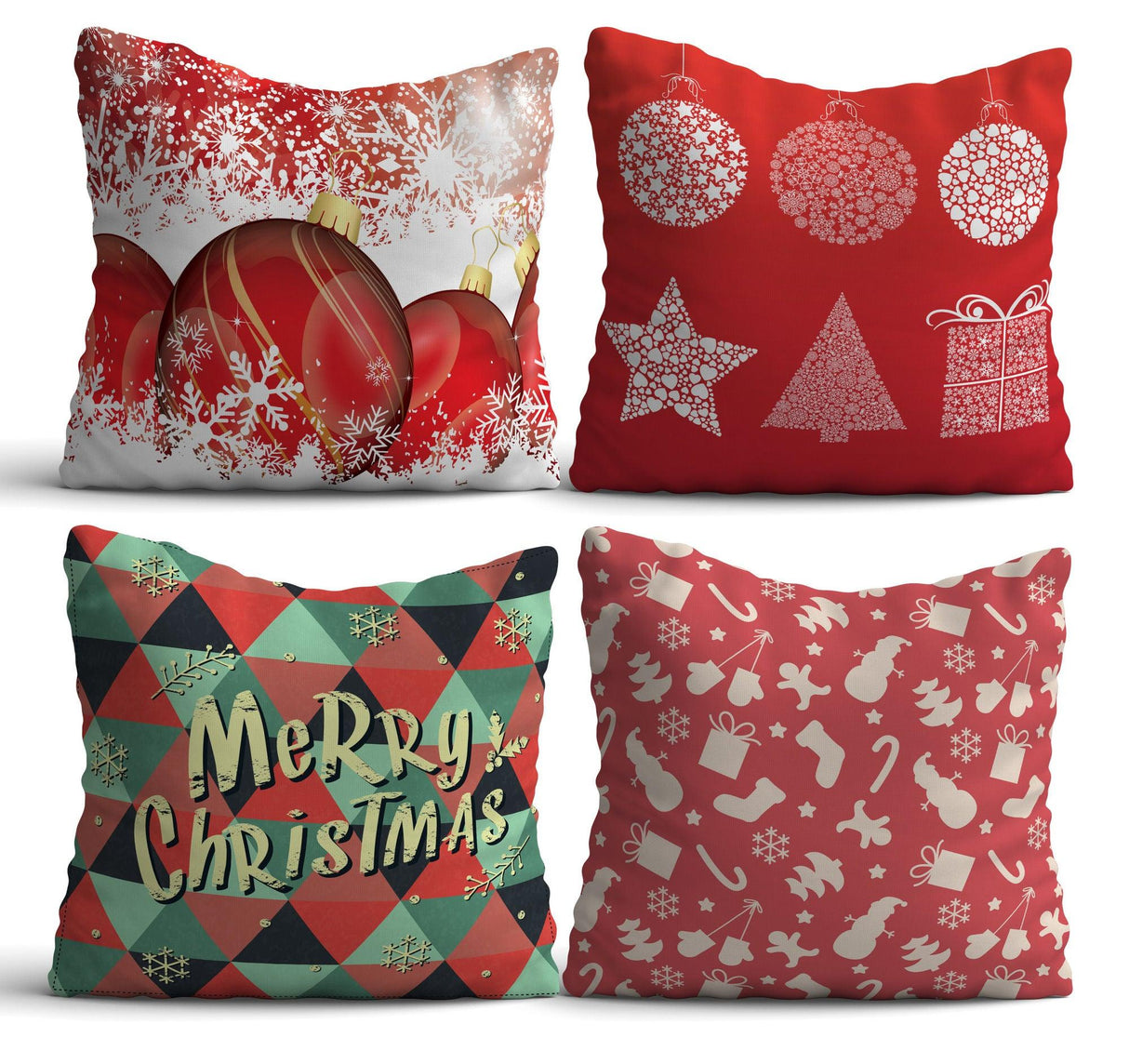 Perna Set (4 Pieces) NYXMAS18, Multicolor, 5x43x43 cm