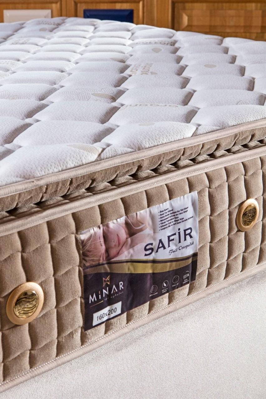 Saltea Safir Mattress, Alb, 160x26x200 cm