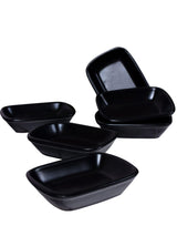 Set 2 Platouri Bellini Nero, Negru mat, 13 x 10 x 3 cm cm