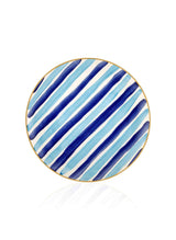 Set 6 Farfurii Linea, Ceramica, Albastru, 26 cm