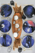 Set 6 Farfurii Notte, Ceramica, Albastru, 26 cm