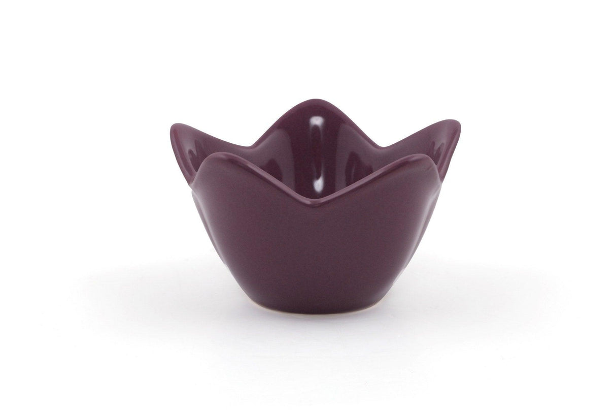 Set boluri ceramice Purple Lily Cookie 12 Cm 6 Pieces, Violet, 12x7.5x7.5 cm