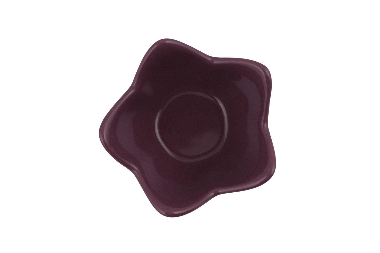 Set boluri ceramice Purple Lily Cookie 12 Cm 6 Pieces, Violet, 12x7.5x7.5 cm