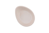 Set farfurii cu sos Sauce Plate Set Mini Gondola Matte Off-White Snack / Sauce 8 Cm 6 Pieces, Alb Mat, 17x9x12 cm