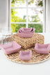 Set farfurii cu sos Sauce Plate Set Violet Sandal Snack / Sauce Bowl 8/10/12 Cm 6 Pieces, Roșu, 20x20x20 cm