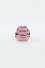 Set farfurii cu sos Sauce Plate Set Violet Sandal Snack / Sauce Bowl 8/10/12 Cm 6 Pieces, Roșu, 20x20x20 cm