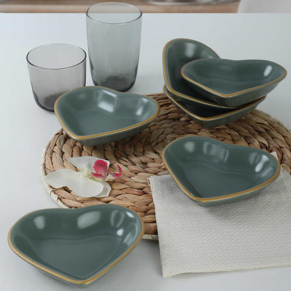 Set boluri pentru aperitive Appetizer Bowl Set   ST008406F322A841600MAYD200, Gri inchis, 22x19x22 cm