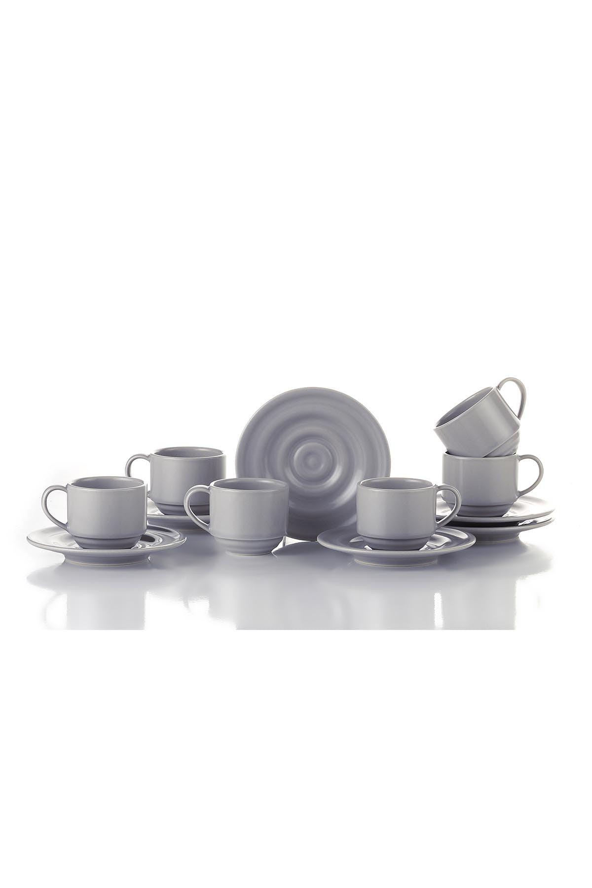 Set cești de cafea, Bej, 6x5x6 cm