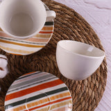 Set cești de cafea, Multicolor, 10.5x3x10.5 cm