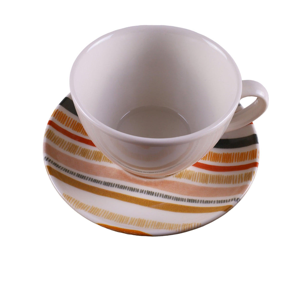 Set cești de cafea, Multicolor, 10.5x3x10.5 cm