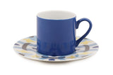 Set cești de cafea, Multicolor, 19x7x27 cm