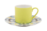 Set cești de cafea, Multicolor, 19x7x27 cm