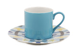 Set cești de cafea, Multicolor, 19x7x27 cm