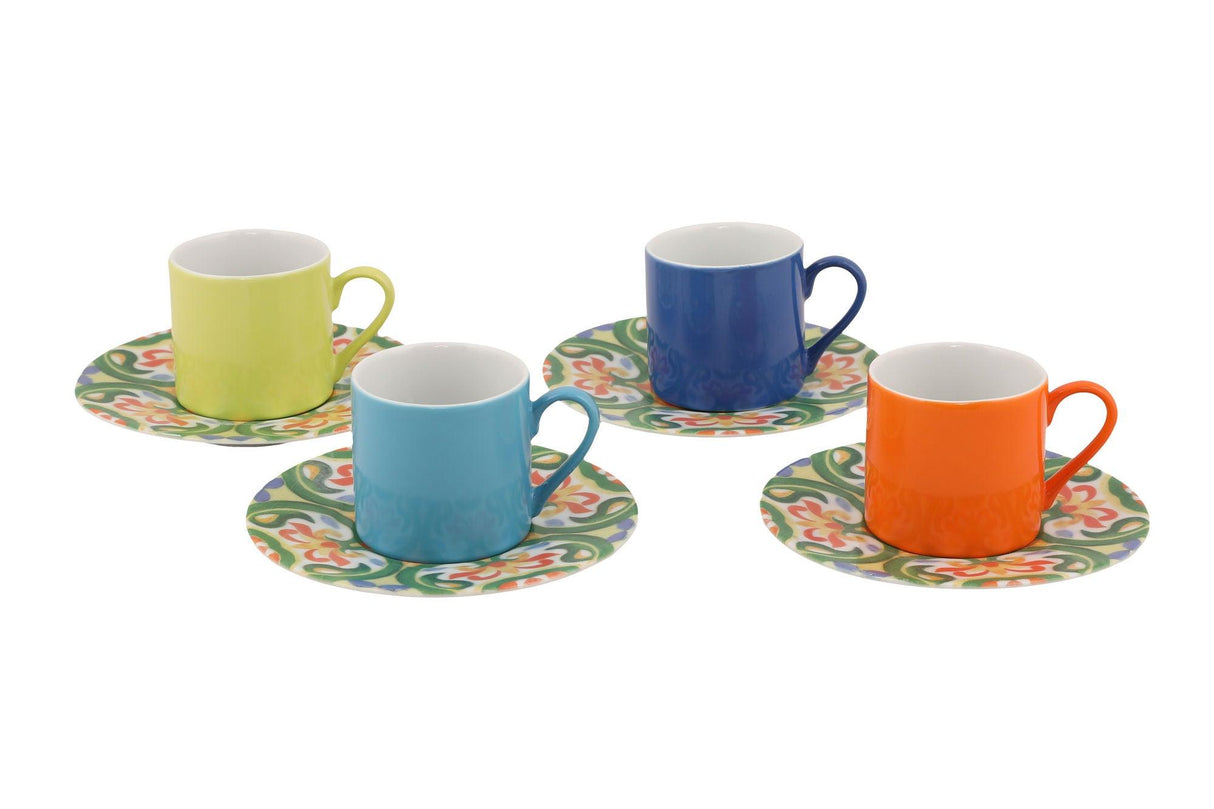 Set cești de cafea, Multicolor, 6x5x6 cm