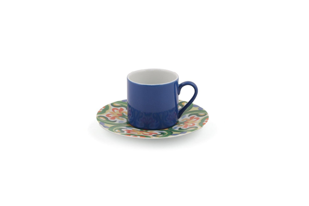 Set cești de cafea, Multicolor, 6x5x6 cm